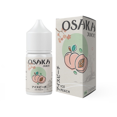 메틸 니코틴 배프 주스 e 주스 e 액체 니코틴 소금 일회용 팟 주스 Osaka Juice Ice Peach Flavor